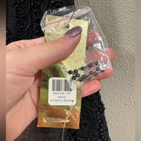 NWT Verte Dress with Beading - Picture 4 of 7